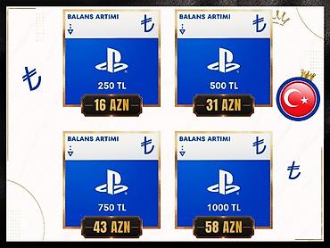 playstation 5 gift card: PS4/PS5 üçün "PlayStation TL balans" paketi PS4 / PS5 Türkiyə PSN — 1
