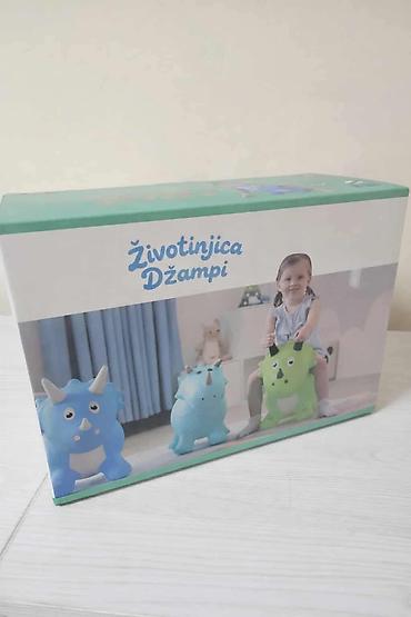 Plišane igračke: Gumena igracka Dzampi za skakanje - jednrog, dinosaurus, jelen, magare — 5