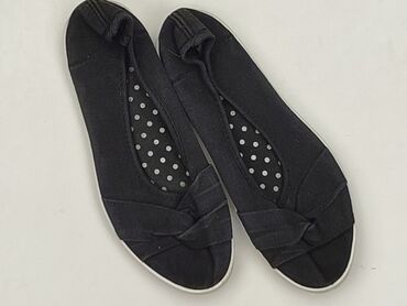 jakie buty do srebrnej sukienki: Ballerinas for women, 38, condition - Good