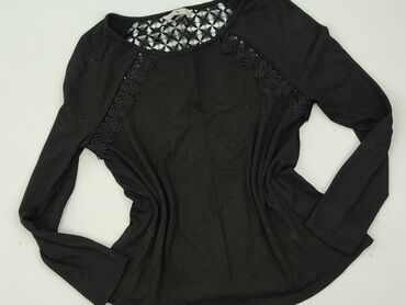 czarne eleganckie bluzki plus size: Tu, Bluzka damska, rozmiar M