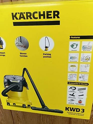 Хозтовары: Пылесос Karcher KWD3 15 литров 1000 ватт Новый мощный в комплекте 2 — 4