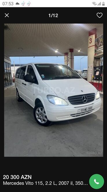 113 мотор мерседес: Mercedes-Benz Vito: 2.2 l | 2007 il Van/Minivan