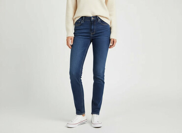 jeansy dla puszystych: H&M, Jeansy damskie, rozmiar M