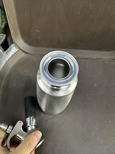 Кондитерский инвентарь: Сифон для взбитых сливок/пен и соусов - Материал корпуса: нержавеющая — 39