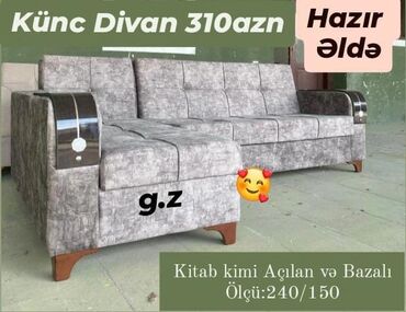 ikinci əl divan: Künc divan, Yeni