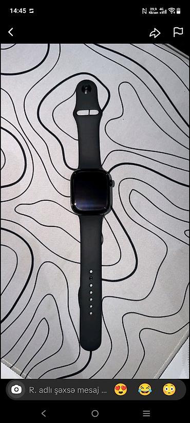 sensor telefon: Ağıllı saat – qara rəng original apple watch Series 11 46mm 100pil — 1
