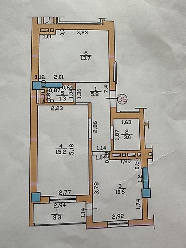 Продажа квартир: 2 комнаты, 50 м², Филармония Элитка, 7 этаж, Евроремонт — 2