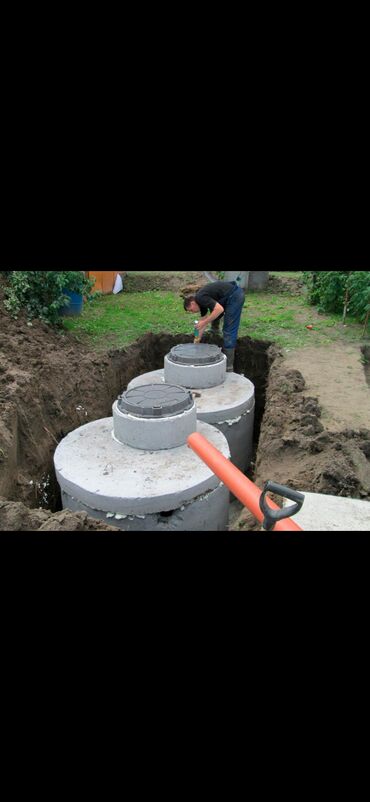 Железобетонные (ЖБИ) кольца для септика: Железобетонное (ЖБИ) кольцо для септика Размер: 150 x 90 x 8 см, Платная установка, В розницу — 19