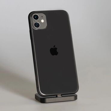 старые айфоны купить: IPhone 11, Колдонулган, 128 ГБ, Кара, Кабель, 78 %