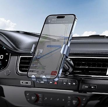 Другие аксессуары для мобильных телефонов: Автодержатель BOROFONE BH118 Refined gravity car holder (black metal — 2