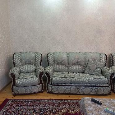 ikinci el divan yatak: İşlənmiş, Divan, Divan, 2 kreslo, Bazalı, Açılan — 5