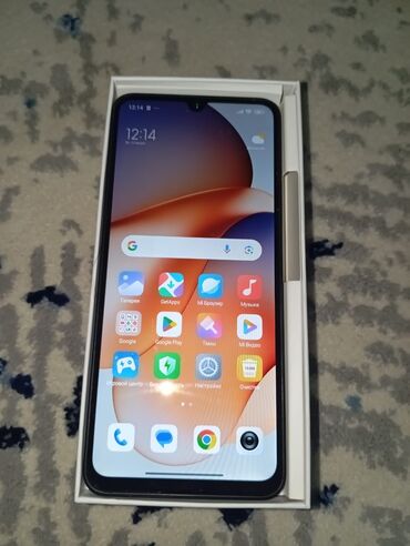 телефон за 2 тысячи: Redmi, Redmi 14C, Колдонулган, 256 ГБ, түсү - Кара, 2 SIM