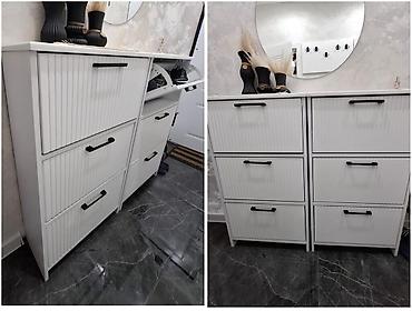 Mdf ayaqqabi dolabi.iki eded.qiymet ikisi 300 biri 150 man.olcu lalafo.az -da Mdf ayaqqabi dolabi.iki eded.qiymet ikisi 300 biri 150 man.olcu