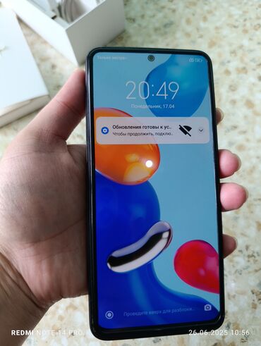 redmi note 8t цена в бишкеке: Redmi, Redmi Note 11, Б/у, 128 ГБ, цвет - Серый, 2 SIM