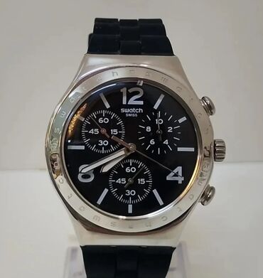 Qol saatları: Yeni, Qol saatı, Swatch, rəng - Qara — 1