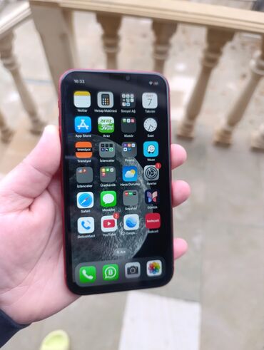 iphone xr qeydiyyat qiymeti: IPhone Xr, 128 GB, Qırmızı, Simsiz şarj, Face ID