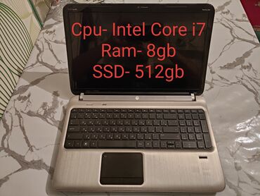 noutbuk 17 3: HP Pavilion, 15.6 ", Intel Core i7, 512 GB, Ünvandan götürmə, Ödənişli çatdırılma