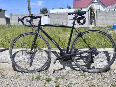 тренажерный велосипед: Шоссейка, рама 51см, усиленная выдерживает 100+кг, для росто примерно