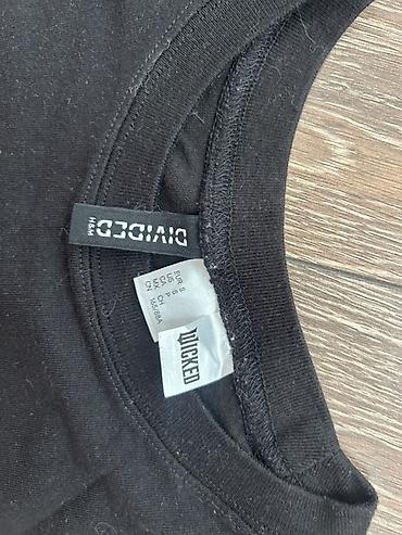 mayka turkce: H&M “Wicked” qısaqollu köynək - Rəng: qara - Yaxalıq: dairəvi - — 4