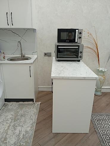 Ev üçün mebel: Ağ rəngdə müasir mətbəx mebeli dəsti yenidi 5 aydl qurasdrllb - L — 5