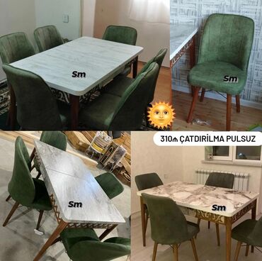 Divanlar: Mətbəx üçün, Yeni, Açılan, Dördbucaq masa, 4 stul lalafo.az -da Divanlar: Mətbəx üçün, Yeni, Açılan, Dördbucaq masa, 4 stul