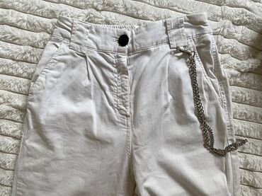 lanene pantalone: S (EU 36), Visok struk, Kargo
