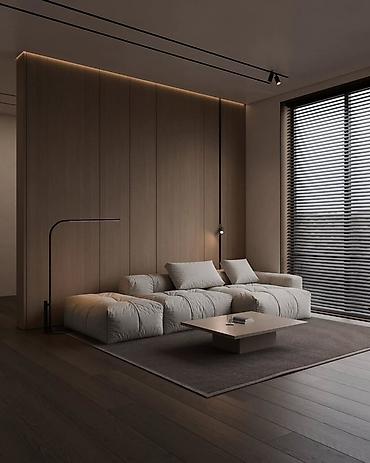 Фасадные 3D панели: Настенные декоративные панели и ТВ-зоны под ключ - Современные — 22