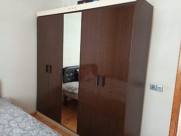 guzgu termo: Dörd qapılı sürgülü qarderob - Material: parlaq laminat örtüklü ağac — 1