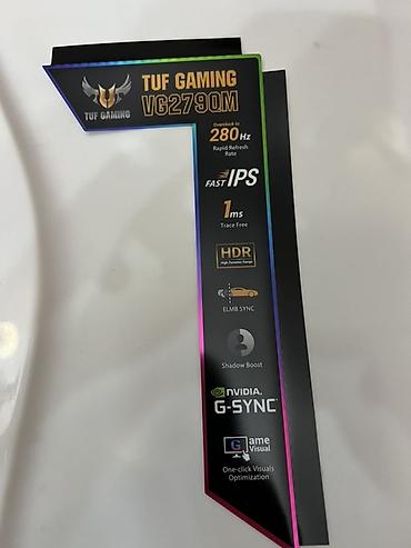 manitor alışı: ASUS TUF Gaming VG279QM oyun monitoru Asus orjinal manitor Ips 280 hz — 4