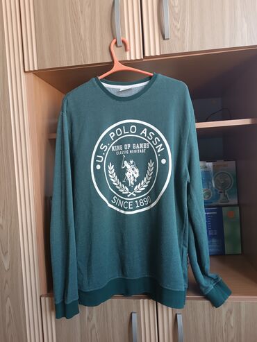 qaqa geyimi: Svitşot, U.S. Polo Assn, L (EU 40), rəng - Yaşıl