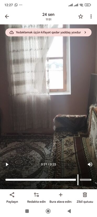 a frame kiraye: 3 otaqlı, 53 kv. m, Orta təmir