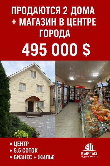 дом с магазинам: Дом, 265 м², 9 комнат, Агентство недвижимости, Евроремонт