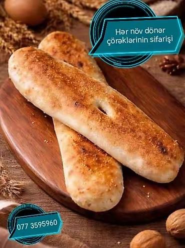 corək zavodu: Dönər çörəyi ( müxtəlif növlər) - Təndirdə bişirilən, içi yumşaq — 4