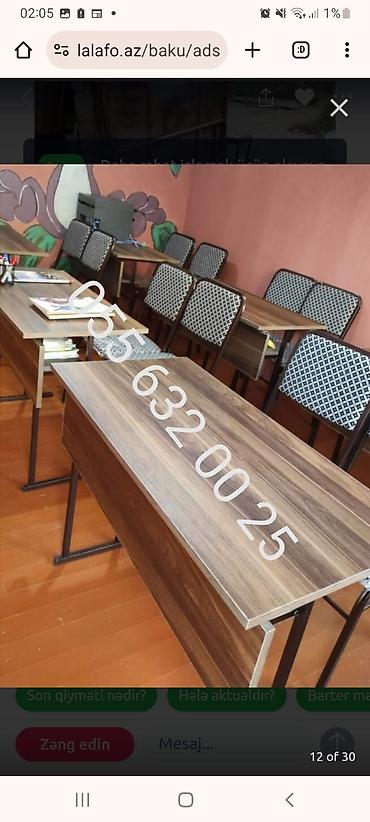 Ofis mebeli: Tədris kursları üçün stol stul Oturacaqlar masalar stullar Uşaq — 7