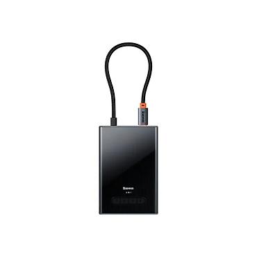 processor core i7: Baseus PioneerJoy 8-in-1 USB-C Hub 4K 120Hz 100W PD Multiport Docking — 1