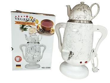tefal cay: Elektrikli Samovar Vegastar 3399 - 2300W - 4L - Ağ/Qara - 74.99AZN — 2
