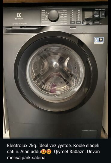 masin ucun maqintafon: Стиральная машина Electrolux, 7 кг, Б/у, Самовывоз