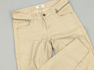 Zara, Material trousers for women, size L (EU 40)