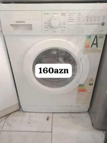 Paltaryuyan maşınlar: Paltaryuyan maşın Siemens, 6 kq, İşlənmiş, Avtomat, Qurutmasız, Kredit yoxdur