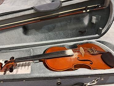 Skripkalar: Yamaha V-5 4/4 Klassik Skripka - Mostik, simçok, kanifol üzerinde — 4