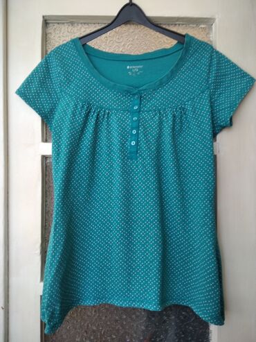 svilene spavacice i ogrtaci: L (EU 40), Cotton, color - Turquoise