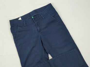 spodnie joggery moro damskie: Benetton, Material trousers for women, size M (EU 38)
