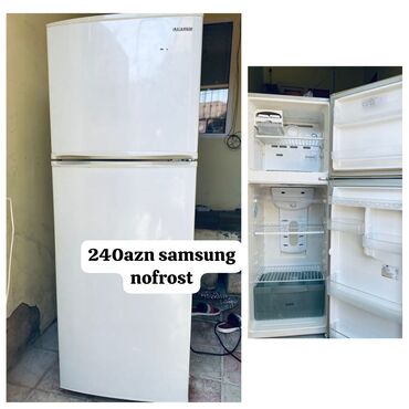 Qazanlar: *Samsung soyuducu Nofrost hündürü 1.60 Sm Ustada olmayib soyutmaqi