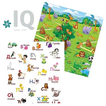 zara deca: IQ sklopiva podloga Azbuka + Zoo vrt 150x200x1 cm - Dvostrani — 1