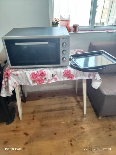 kontakt home mikrodalgali soba: Duxovka Eurolux, Elektrik, rəng - Boz, Ayrıca dayanan