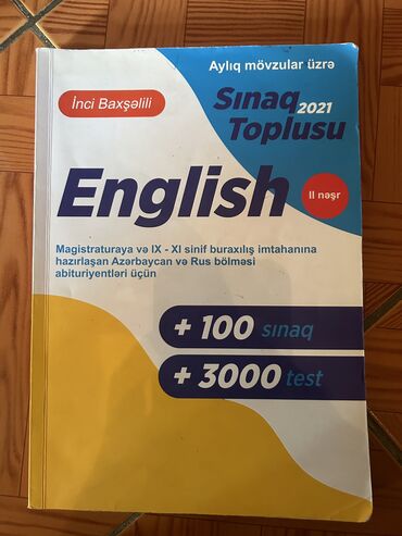 namazov 7 ci sinif cavablari: İnci baxşəlili 100 sınaq 3000 test 10,11 ci sinif