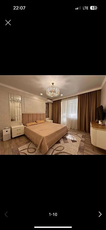квартира берилт: 1 комната, Азия Молл, Душевая кабина, Постельное белье, Кондиционер — 3