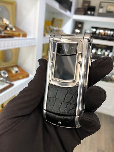 işdənmiş telefonlar: Vertu Ayxta Silver Ceramika Telefon Ideal veziyyetdedi. Barter Var — 8
