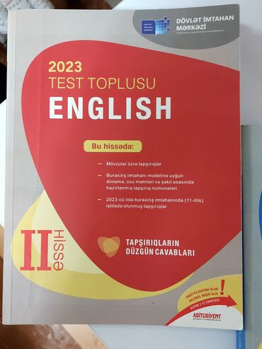 Çaydanlar: İngilis dili Testlər 11-ci sinif, 2-ci hissə, 2023 il