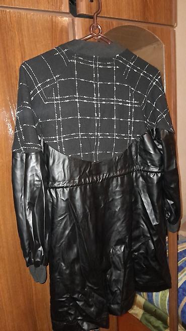 deri jaket: Qadın üst geyimi – “Aynaz” markası, ölçü 38 Stil: uzun jaket/palto — 3